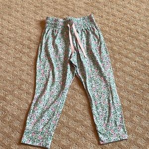 Vineyard Vines Toddler Pajama Pant Bottoms with Shamrocks and Whales Pattern